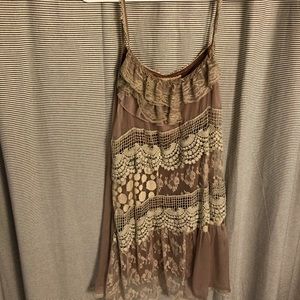 A’reve Dusty Pink Lace Dress